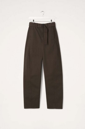 Pantalon Ceinturé Marron