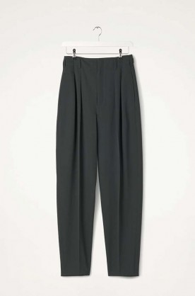 Pantalon À Pince Gris