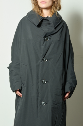 Manteau Cape Nylon Noir