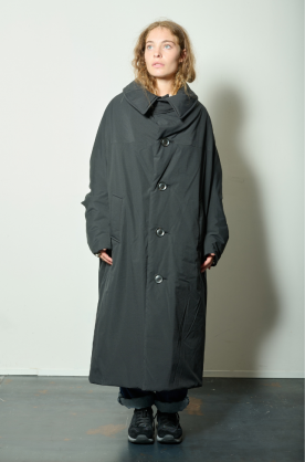 Manteau Cape Nylon Noir