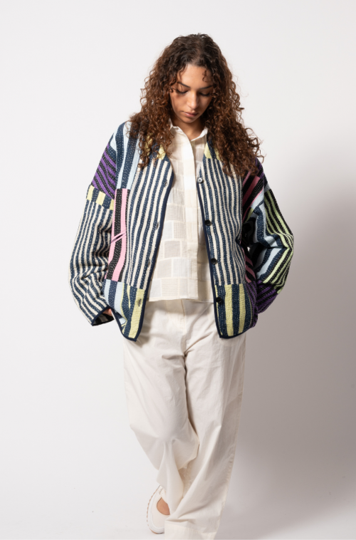VESTE PATCHWORK