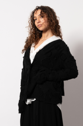 VESTE AVEC ÉTOLE NOIRE EN...