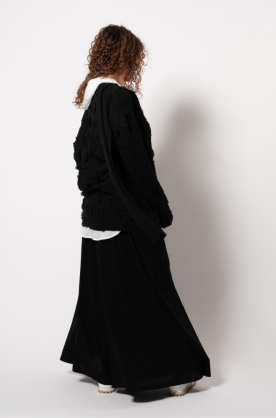 VESTE AVEC ÉTOLE NOIRE EN...