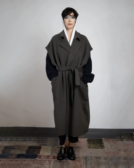 Sleeveless Trench Coat,...