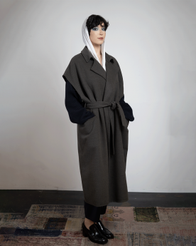 Sleeveless Trench Coat,...