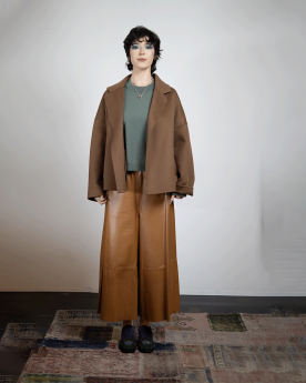 Carrot Leather Trousers