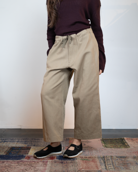 PANTALON DROIT BEIGE