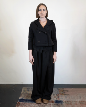 Veste Havipa noire à capuche