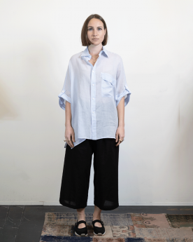 chemise oversize en lin 100%