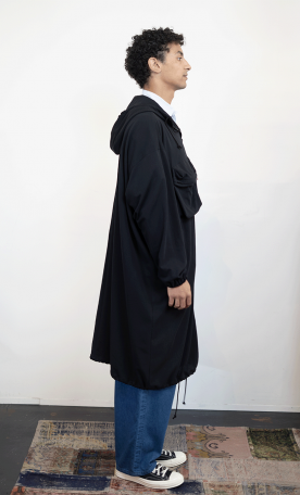 Manteau à capuche oversize