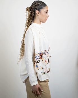 Blouse écrue  “ Nathalie,...