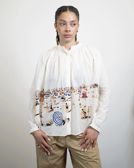 Blouse écrue  “ Nathalie,...