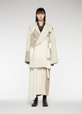 Y'S - Manteau Patchwork