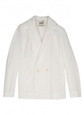 Veste blazer Titi en broderie anglaise Mii pour femme