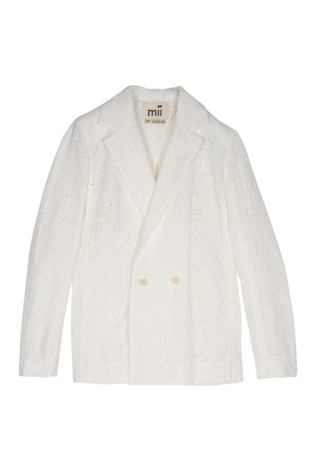 Veste blazer Titi en broderie anglaise Mii pour femme