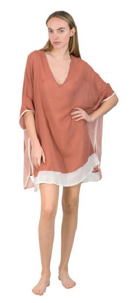 Poncho Dada sable Ambas pour femme