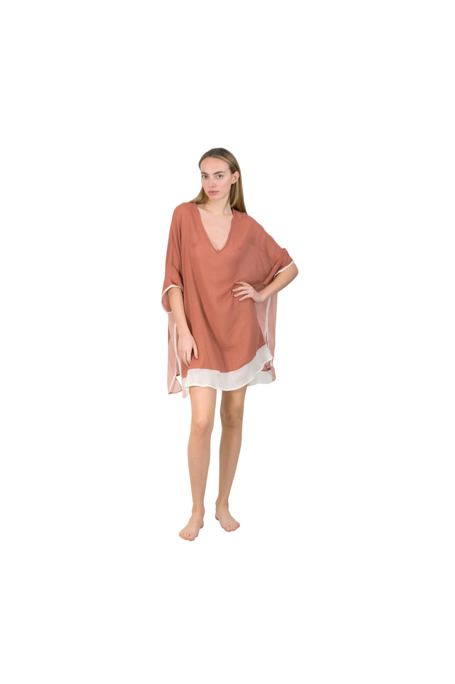 Poncho Dada sable Ambas pour femme