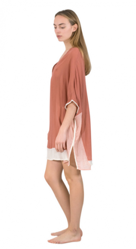 Poncho Dada sable Ambas pour femme