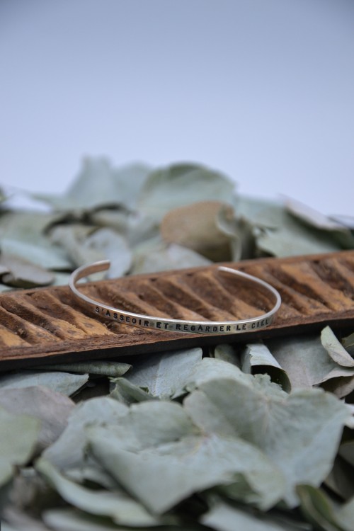 Bracelet ouvert "s'asseoir...