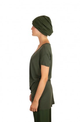 T-shirt long Green